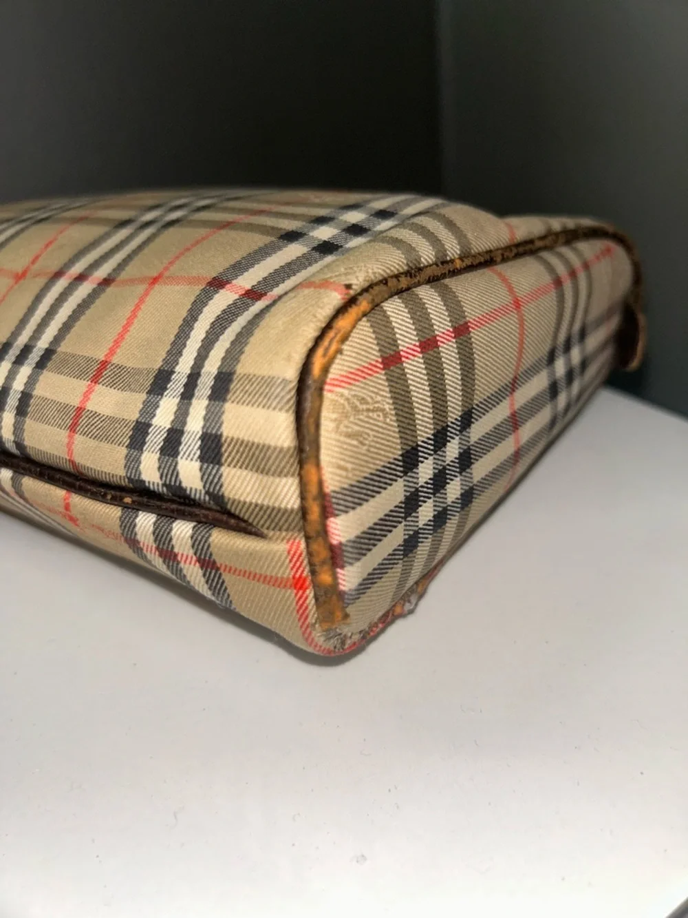 Vintage Burberry Nova Check Canvas Clutch Bag - Picture 11 of 12
